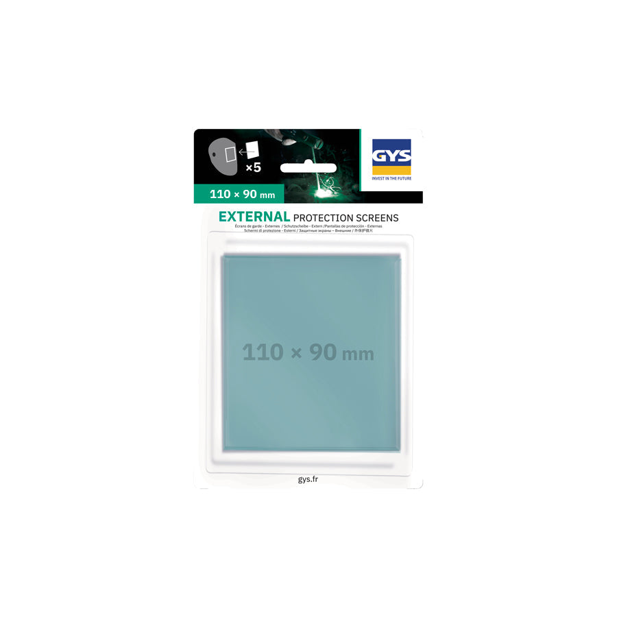 Gys 040816 5 Screens (110X90) Ext./ Techno 11, Master 11, Techno 9-13 Welding Accessories