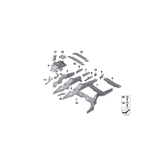 Genuine BMW 07147475661 G15 F91 G14 Fillister Head Screw (Inc. 840i, M8 & M850iX) | ML Performance US Car Parts