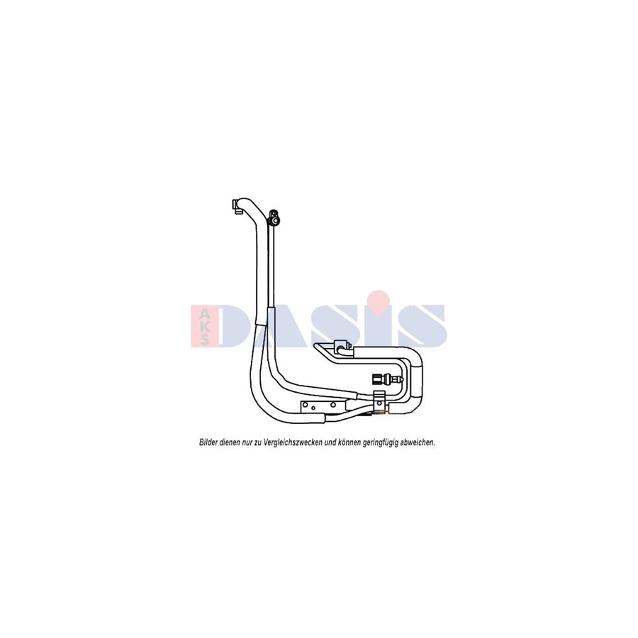 AKS Dasis 885851N High Pressure Line, Air Conditioning for Ford Transit