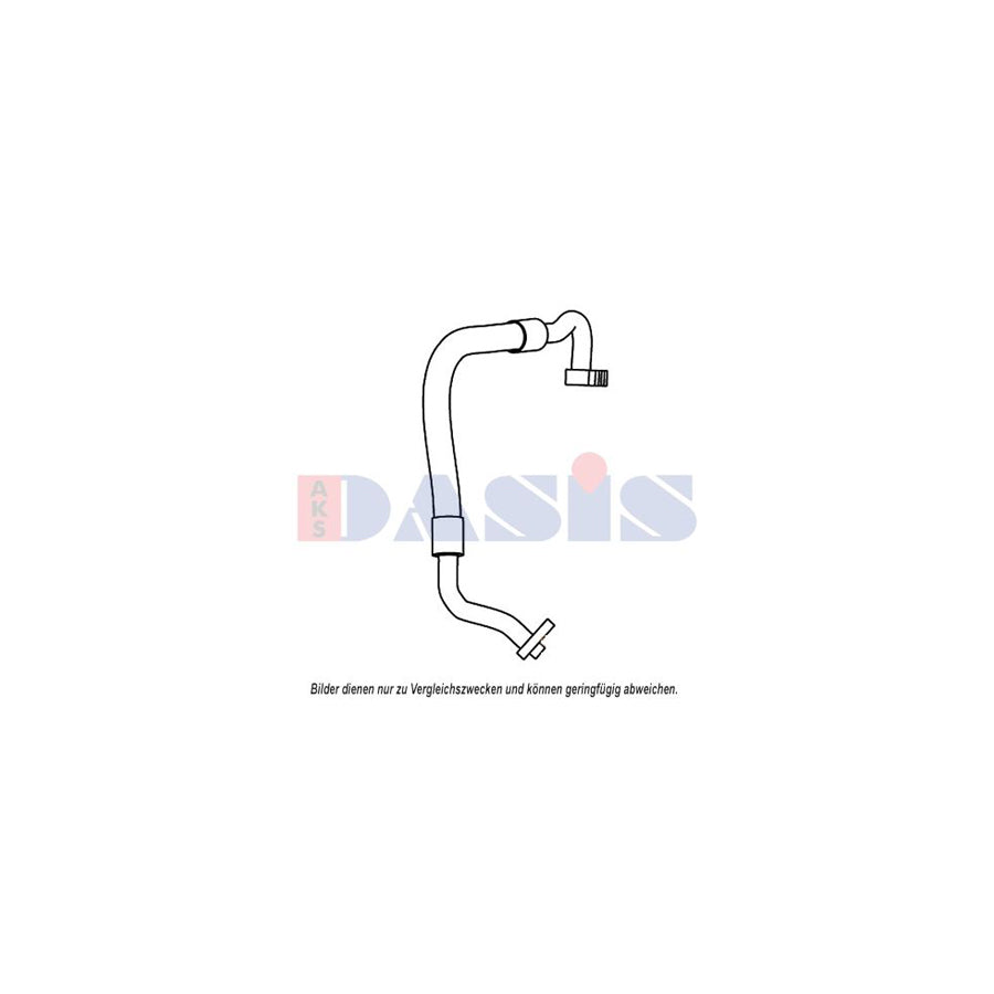 AKS Dasis 885853N High- / Low Pressure Line, Air Conditioning