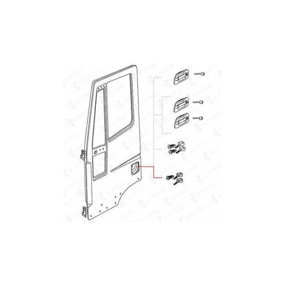 Covind 540/198 Lock Cylinder Kit
