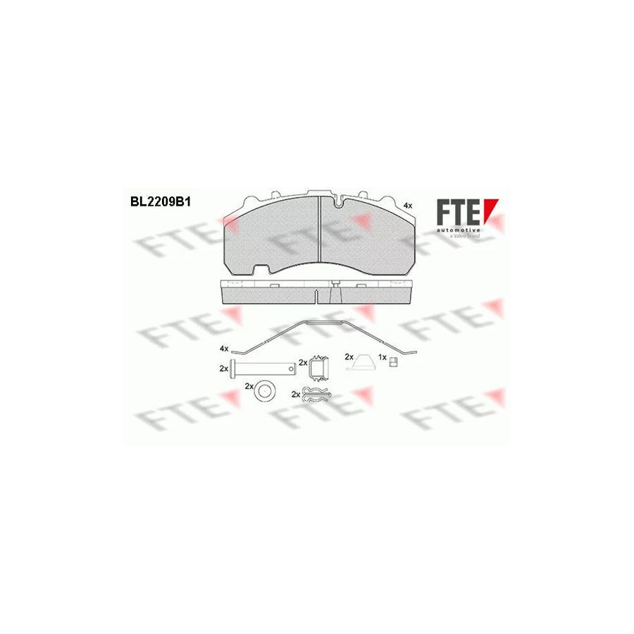 FTE Bl2209B1 Brake Pad Set