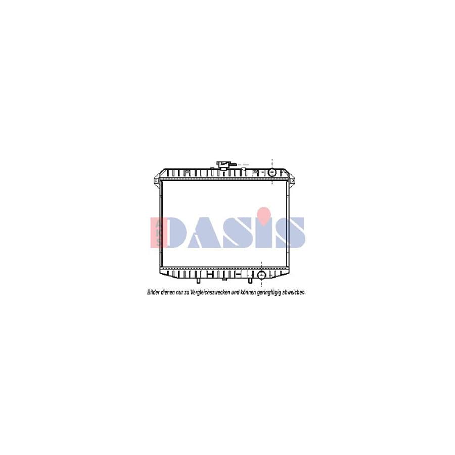 AKS Dasis 073200N Engine Radiator