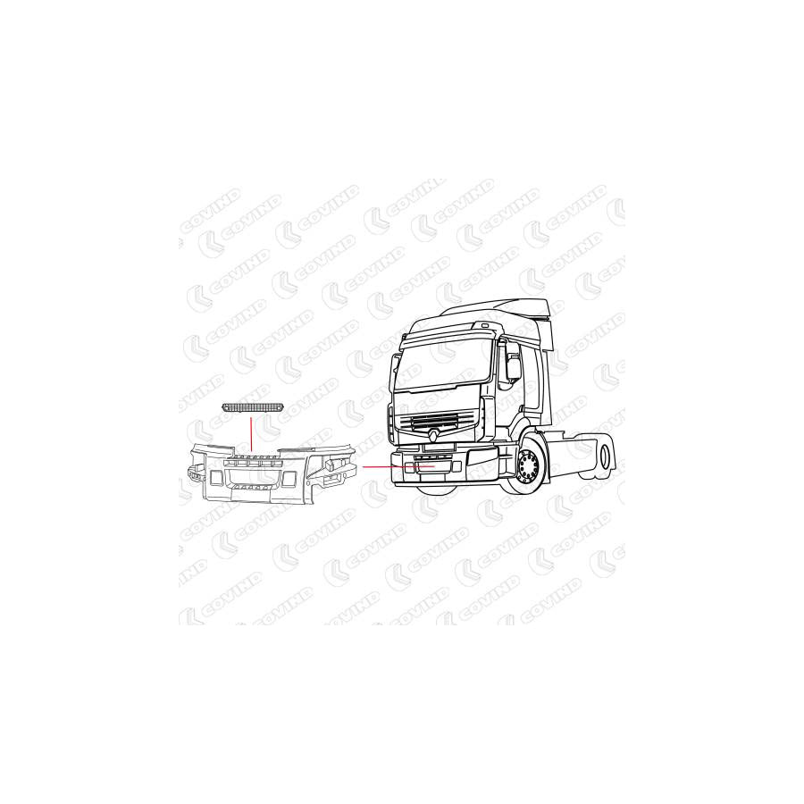 Covind Prm/107 Radiator Grille