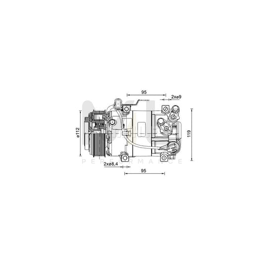 MAHLE ORIGINAL ACP 1462 000P Compressor, air conditioning for HYUNDAI i10 II Hatchback (IA, BA) PAG 46 YF, Refrigerant: R 1234yf, R 134a | ML Performance Car Parts