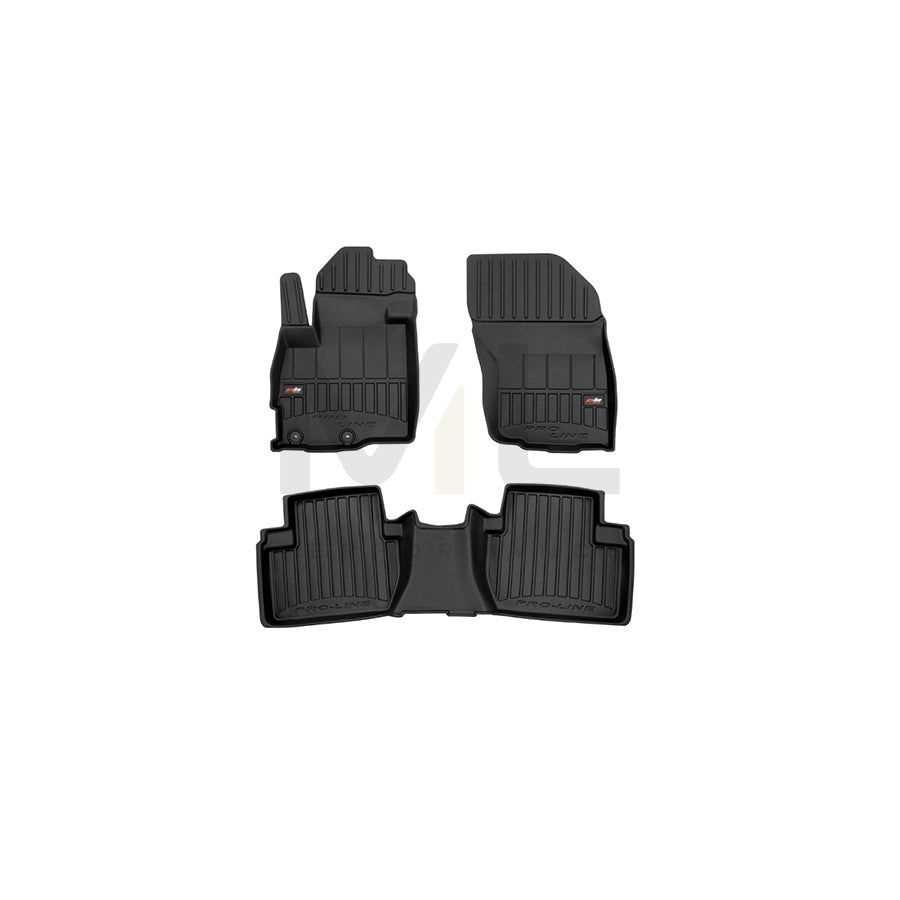 FROGUM Tailored, ProLine 3D427075 Floor mat set for MITSUBISHI OUTLANDER Elastomer, Front and Rear, Quantity: 4, Black, (LHD)