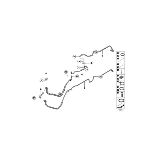 Genuine BMW 11007735156 O-Ring 15X1,8 80SH FKM (Inc. M6 GT3) | ML Performance UK Car Parts