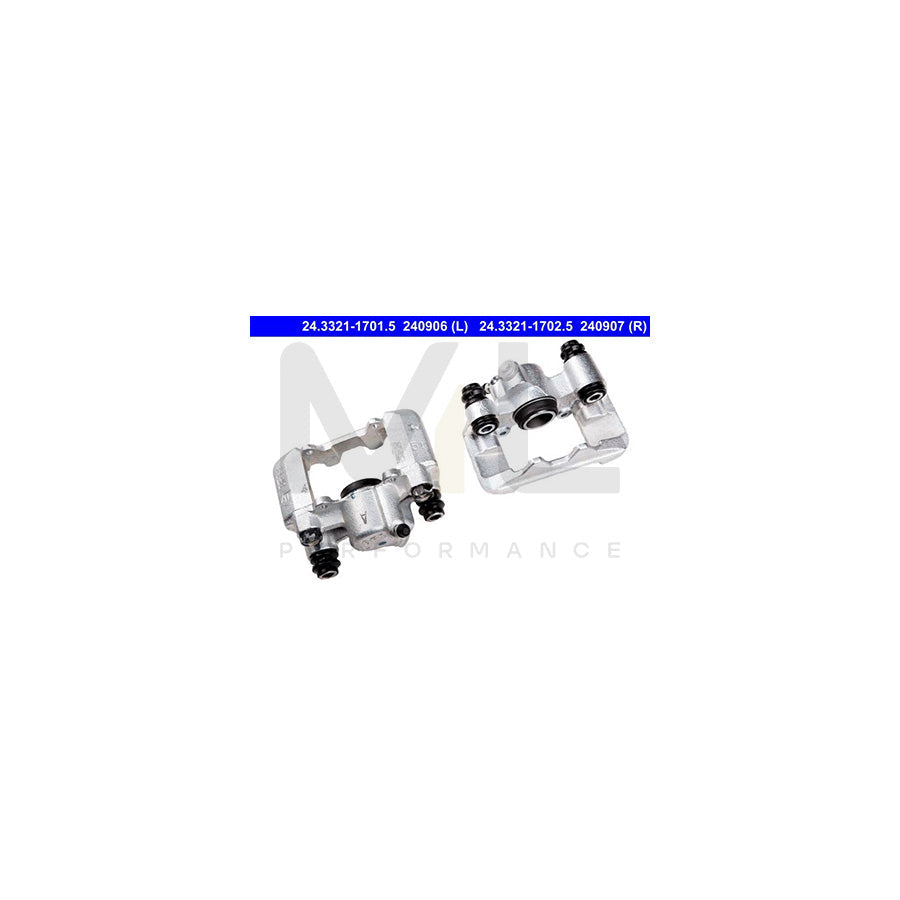 ATE 24.3321-1702.5 Brake Caliper for TOYOTA Yaris Verso (P2) without holder