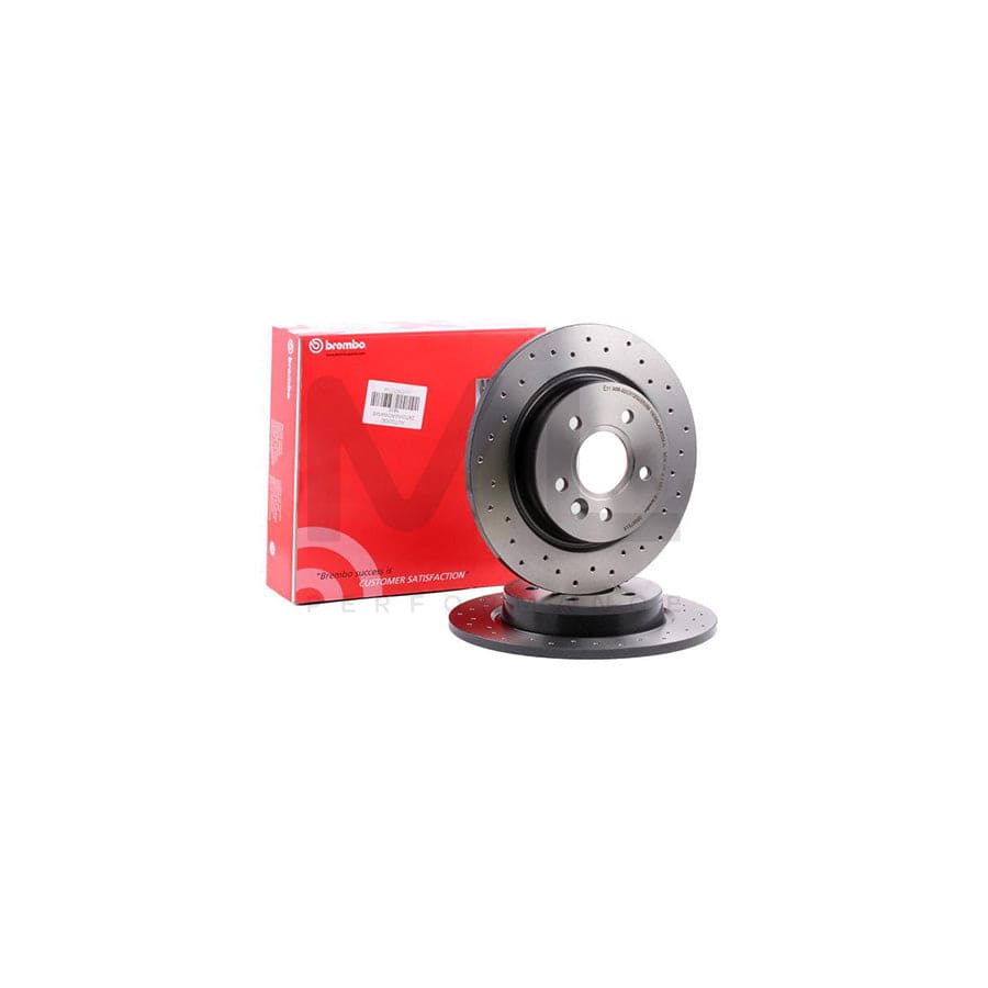 BREMBO XTRA LINE 08.9975.1X Brake Disc Perforated, Solid, Coated | ML Performance Car Parts