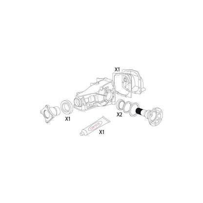 Corteco 19536199 Gasket Set, Differential