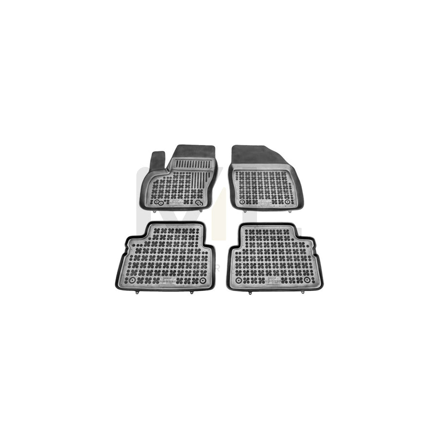 REZAW PLAST Tailored 200612 Floor mat set Elastomer, Front and Rear, Quantity: 4, Black