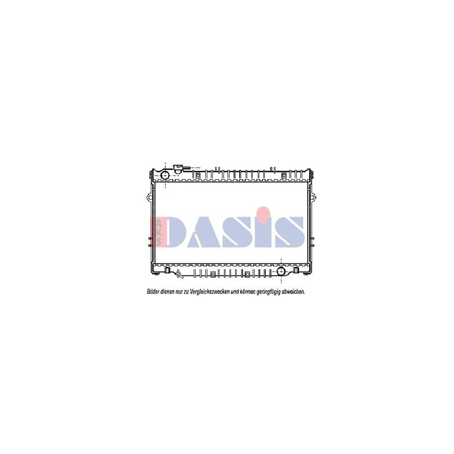 AKS Dasis 213420N Engine Radiator for Toyota Land Cruiser 80 (J80)