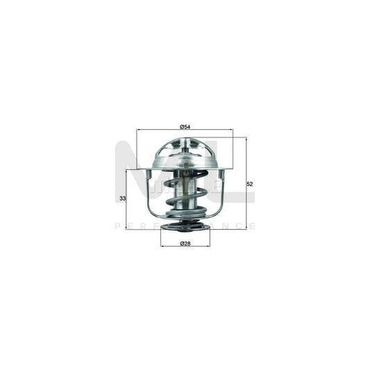 MAHLE ORIGINAL TX 198 88D Engine thermostat Opening Temperature: 88��C, with seal | ML Performance Car Parts