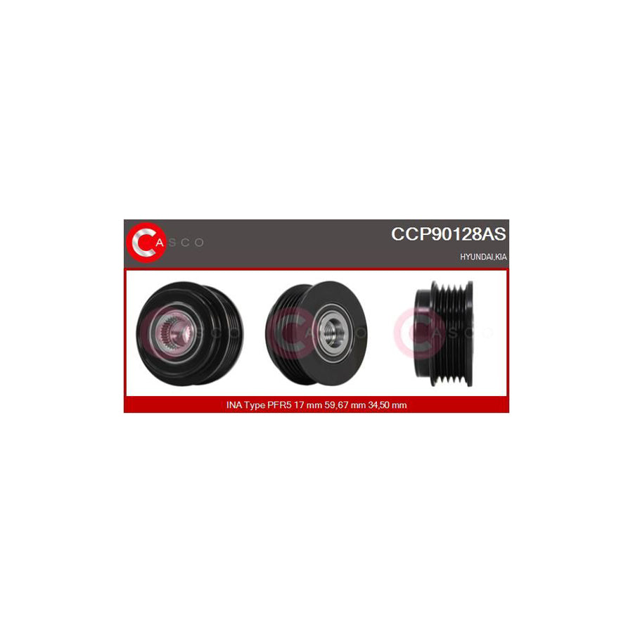 Casco Ccp90128As Pulley, Alternator