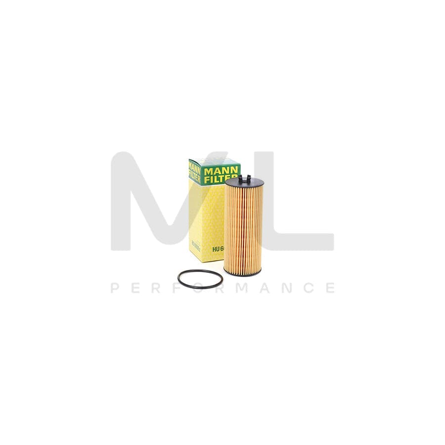 MANN-FILTER HU 6008 z Oil Filter with seal, Filter Insert