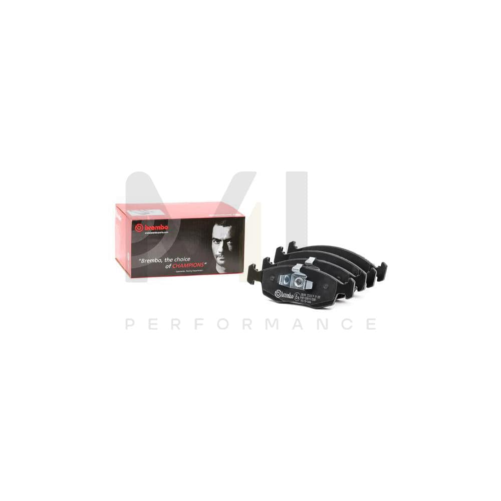 Brembo P 11 031 Brake Pad Set With Acoustic Wear Warning, With Piston Clip | ML Performance Car Parts
