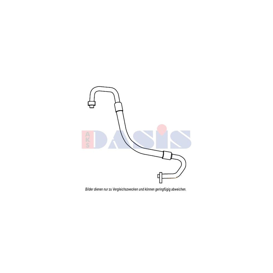 AKS Dasis 885856N High- / Low Pressure Line, Air Conditioning