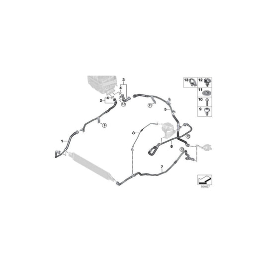 Genuine BMW 17128642529 G21 G05 G30 O-Ring 16,7X2,6 (Inc. M340i, 318d & 320dX) | ML Performance US