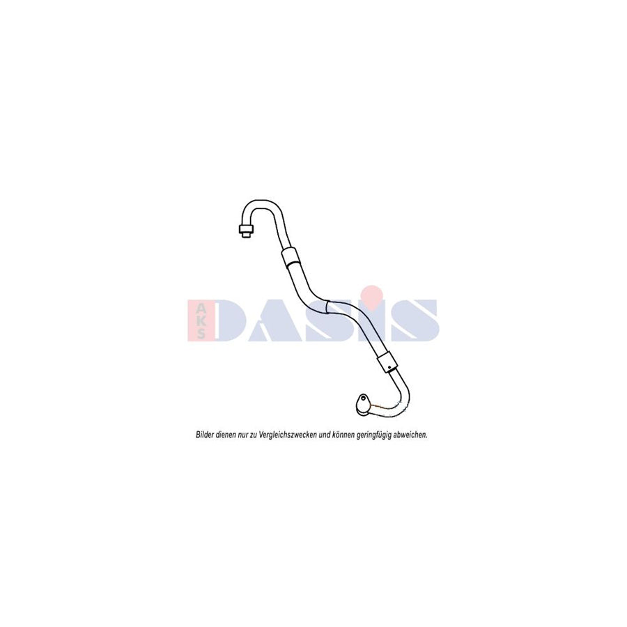 AKS Dasis 885855N High- / Low Pressure Line, Air Conditioning