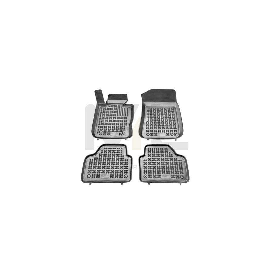 REZAW PLAST Tailored 200712 Floor mat set for BMW X1 (E84) Elastomer, Front and Rear, Quantity: 4, Black