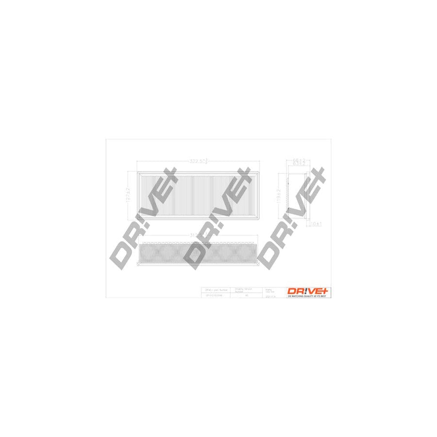 Dr!Ve+ Dp1110.10.0166 Air Filter