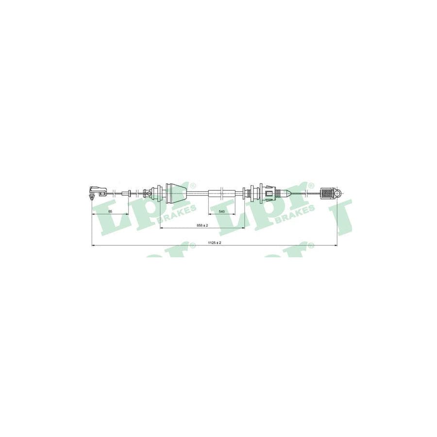LPR C0146A Throttle Cable