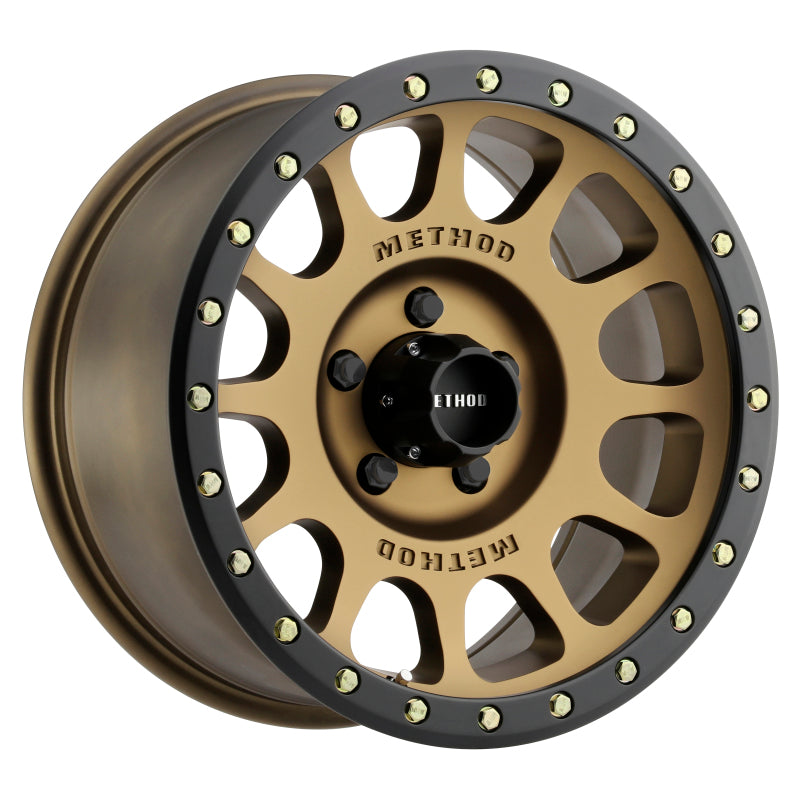 Method Wheels Method MR305 NV 17x8.5 0mm Offset 5x150 116.5mm CB Method Bronze/Black Street Loc Wheel