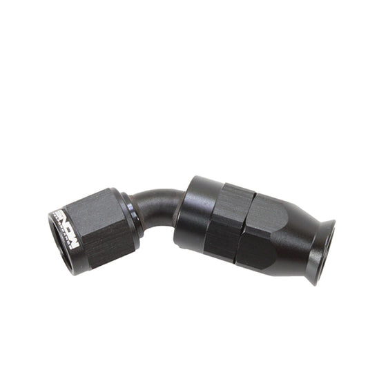 Snow Performance Snow -6AN 45 Degree PTFE Hose End (Black)