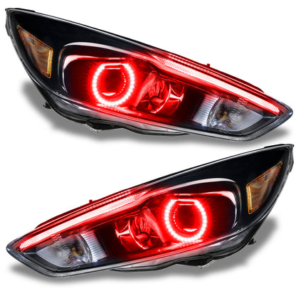 ORACLE Lighting Oracle 15-17 Ford Focus RS/ST DRL Upgrade w/ Halo Kit - ColorSHIFT w/o Controller