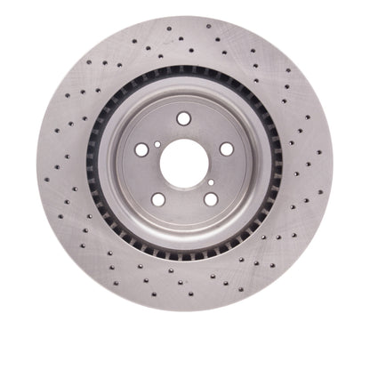 DFC 08-14 Lexus IS F Front Drilled Brake Rotor