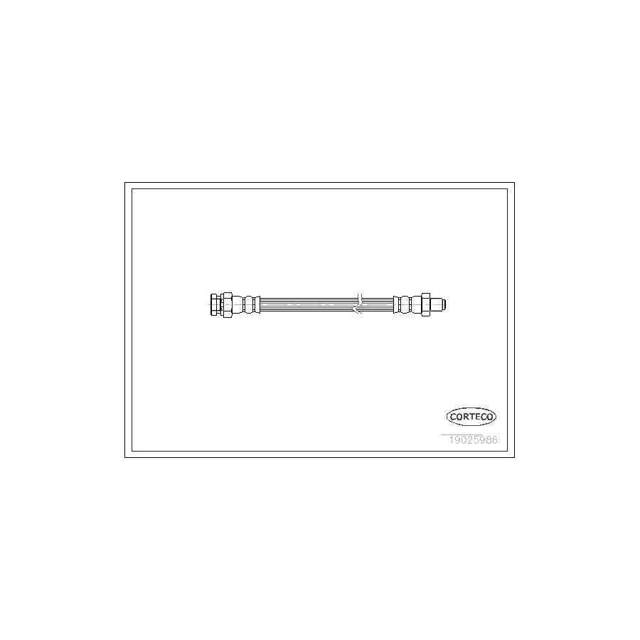 Corteco 19025986 Brake Hose