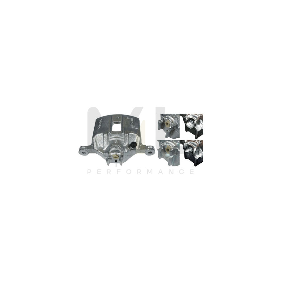 HELLA 8AC 355 388-341 Brake Caliper without holder