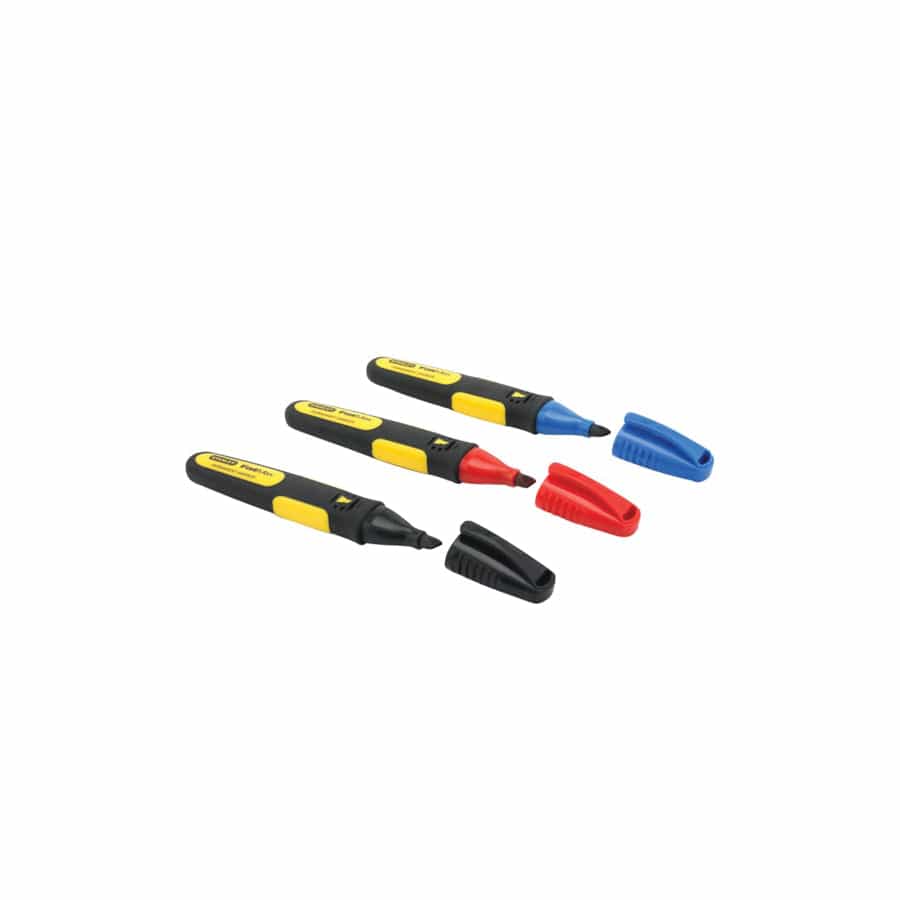 STANLEY® STA047315 FatMax® Chisel Tip Marker (Pack 3)