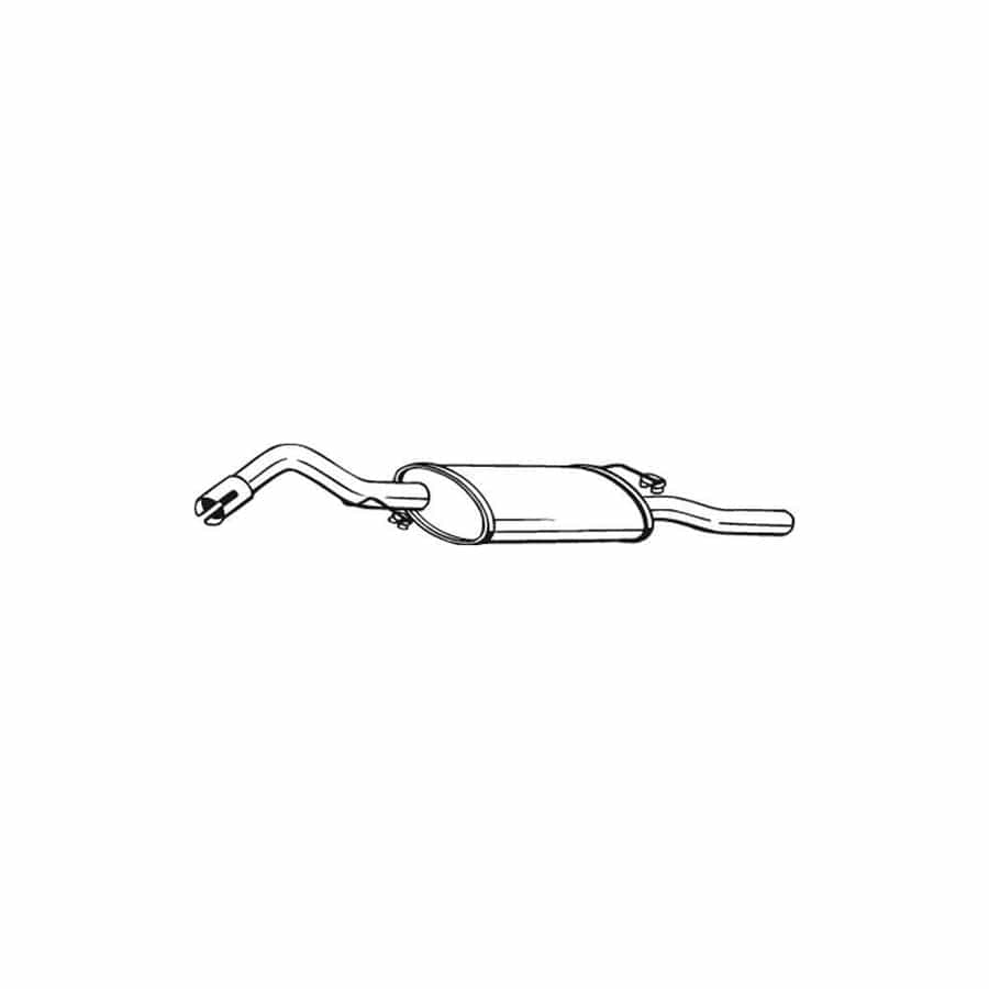 Bosal 278-581 Rear Silencer for Ford Escort