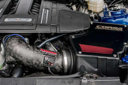 CORSA Performance Corsa 2018-2023 Ford Mustang GT 5.0L V8 Forged Carbon Fiber Air Intake w/ DryTech 3D No Oil Filter