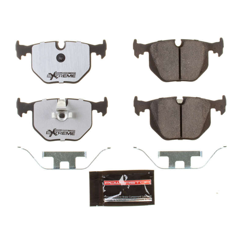 PowerStop Power Stop 01-05 BMW 330Ci Rear Z26 Extreme Street Brake Pads w/Hardware