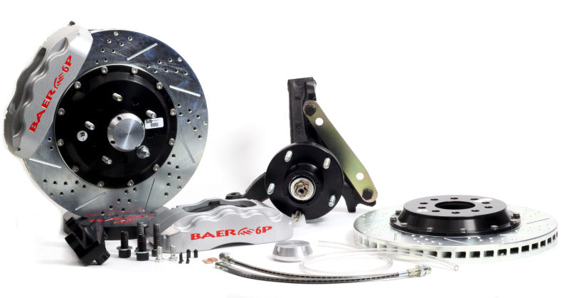Baer Brakes 94-96 Chevrolet Impala 13in Pro+ Front Brake Kit-Silver-