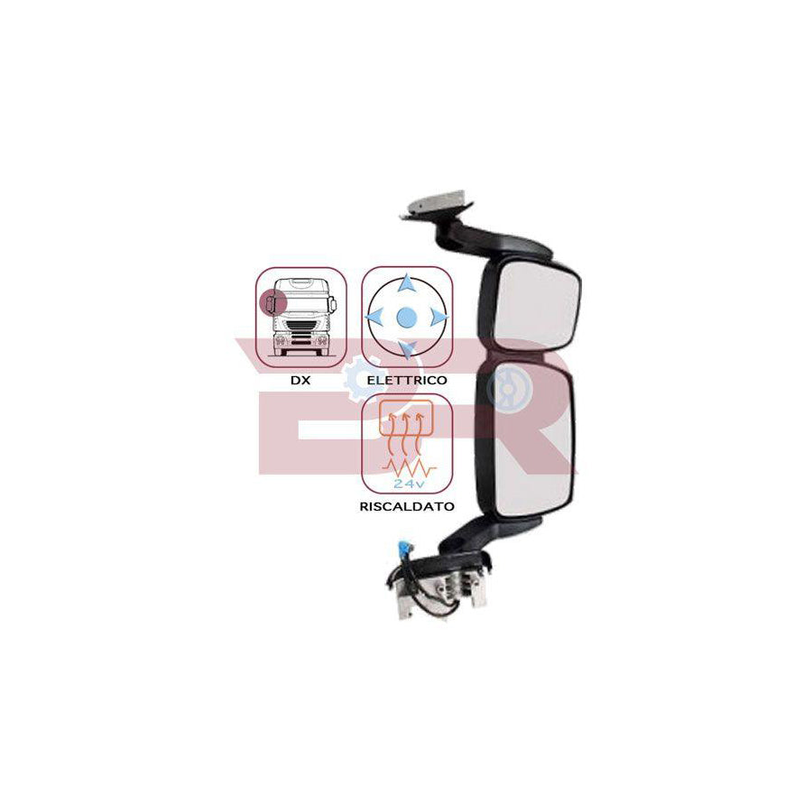 Botto Ricambi Brca9961 Outside Mirror, Driver Cab