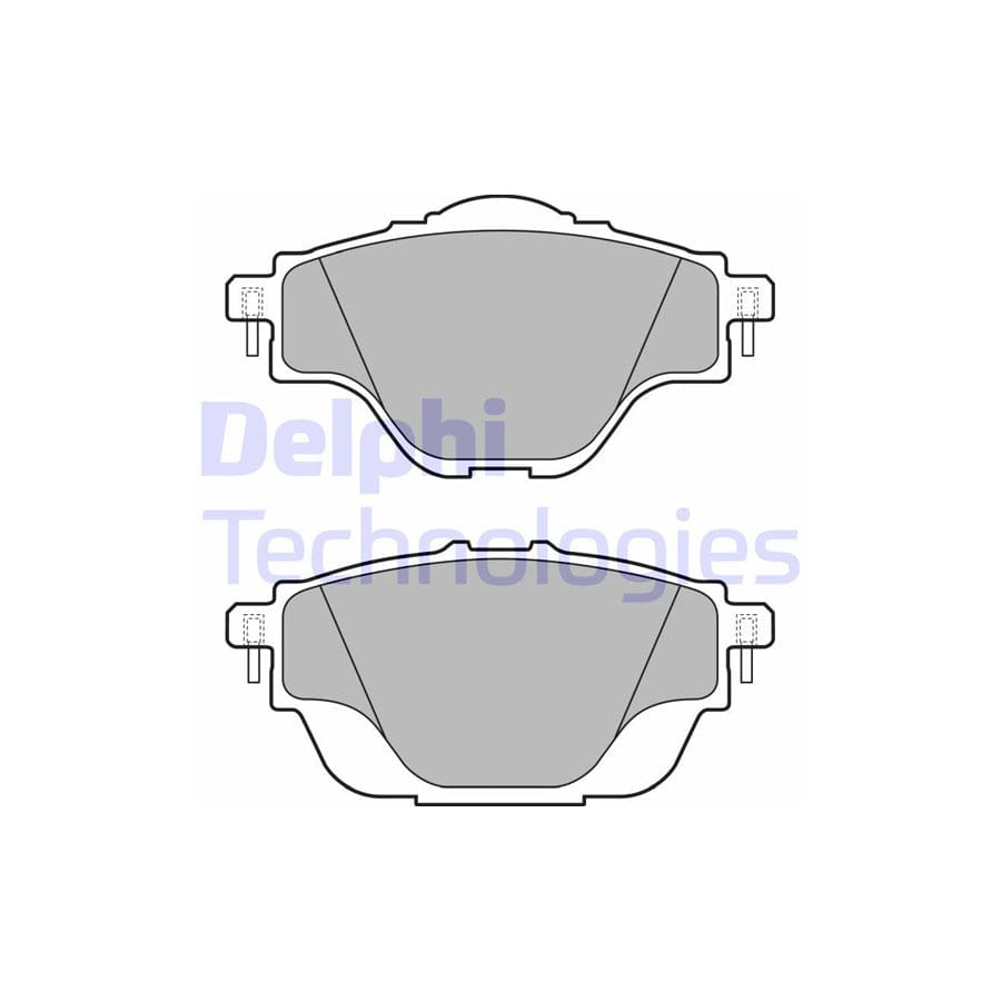 Delphi Lp2509 Brake Pad Set