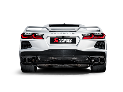 Akrapovic Akrapovic 2020 Chevrolet Corvette Stingray (C8) OPF/GPF Slip-On Line (Titanium) w/ Titanium Tips