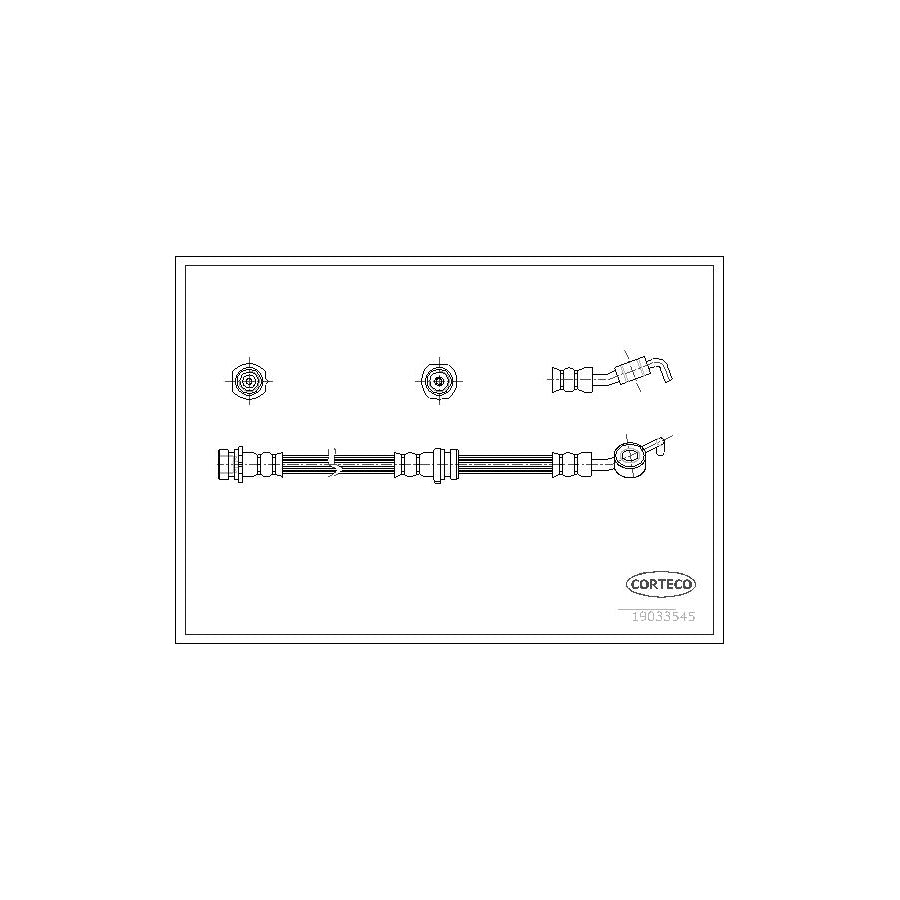 Corteco 19033545 Brake Hose