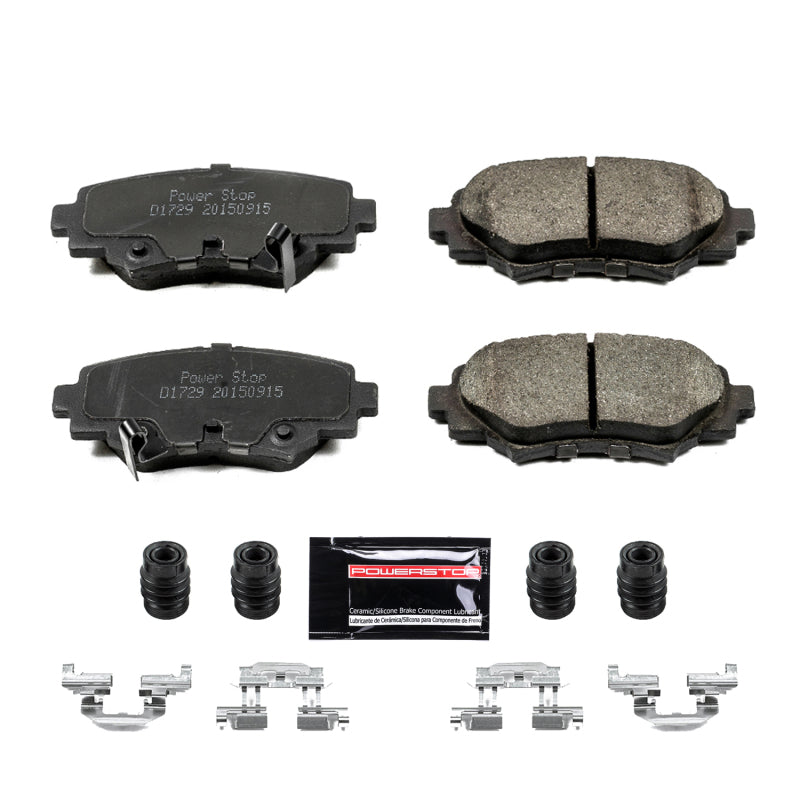 PowerStop Power Stop 14-16 Mazda 3 Rear Z23 Evolution Sport Brake Pads w/Hardware