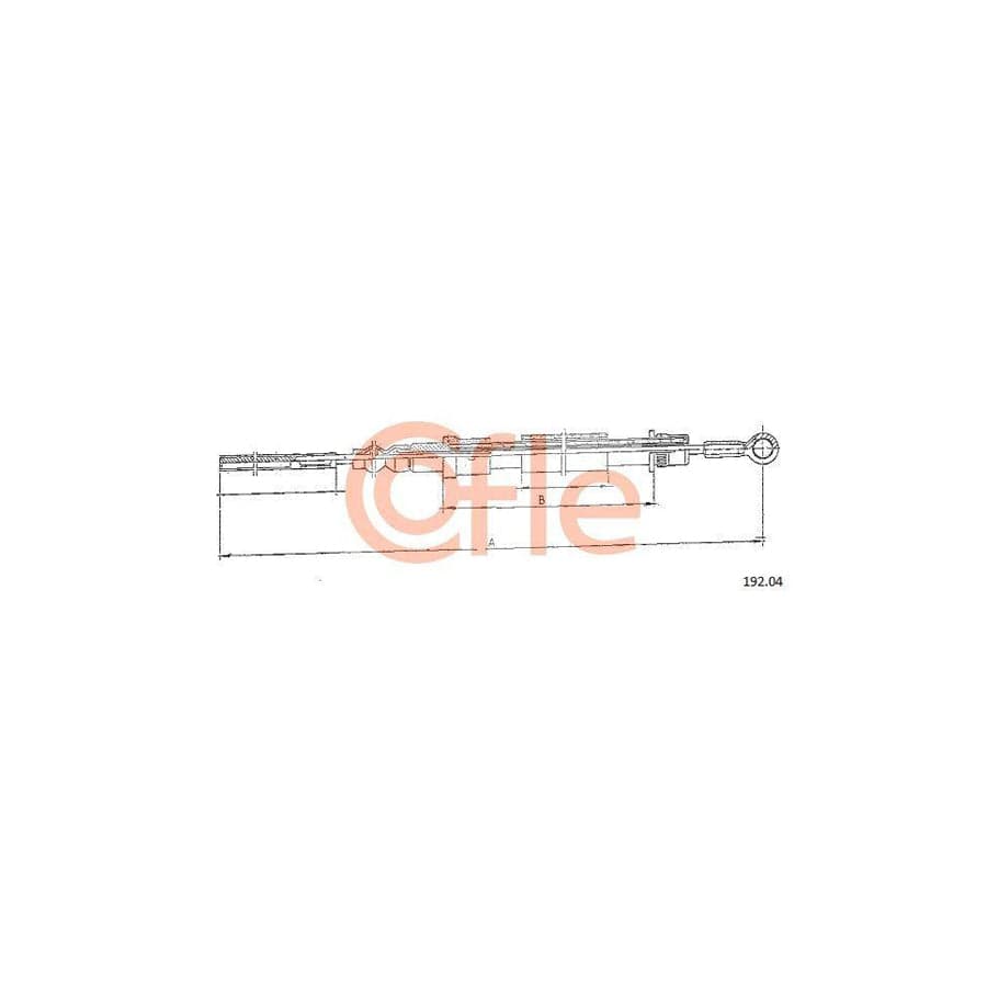 Cofle 192.04 Clutch Cable