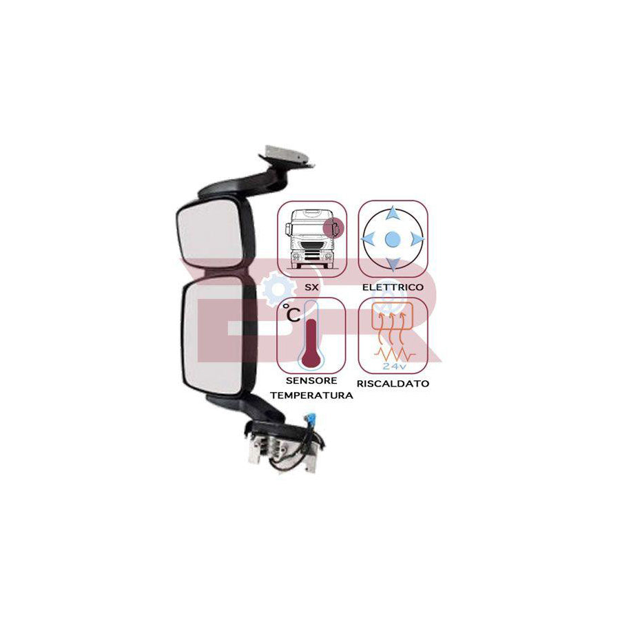 Botto Ricambi Brca9910 Outside Mirror, Driver Cab