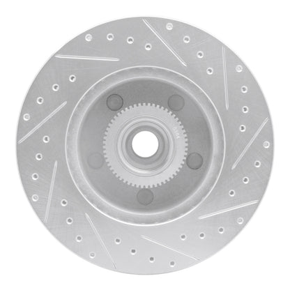 R1 Concepts R1 03-03 Dodge Ram 1500 Van Front Left Drilled & Slotted Silver Brake Rotor