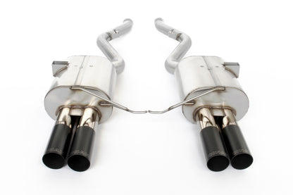 Dinan 08-11 BMW M3 (E90) Free Flow Axleback Exhaust System - Black Tips