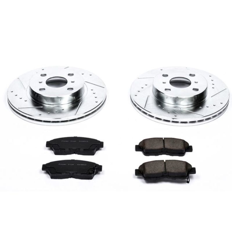 PowerStop Power Stop 93-97 Geo Prizm Front Z23 Evolution Sport Brake Kit