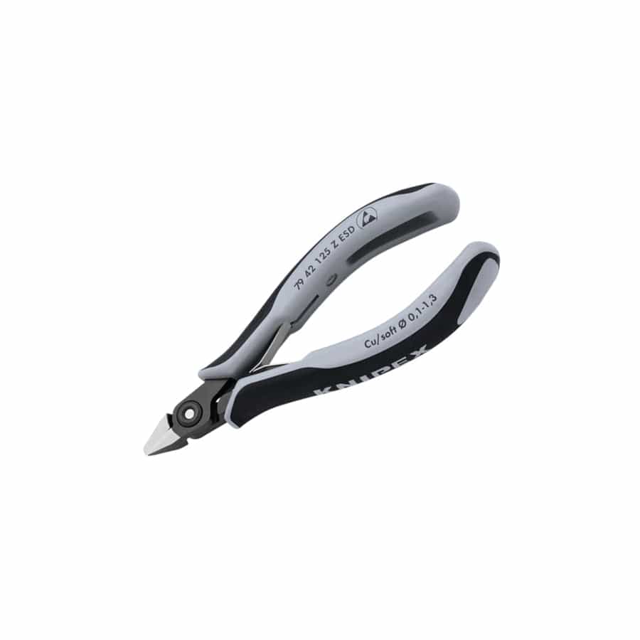 Knipex KPX7942125ES ESD Precision Electronics Side Cutters 125mm