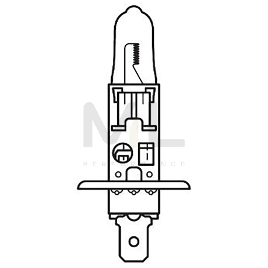 OSRAM 64150CBN-HCB Bulb, spotlight H1 12V 55W P14,5s 4200K Halogen