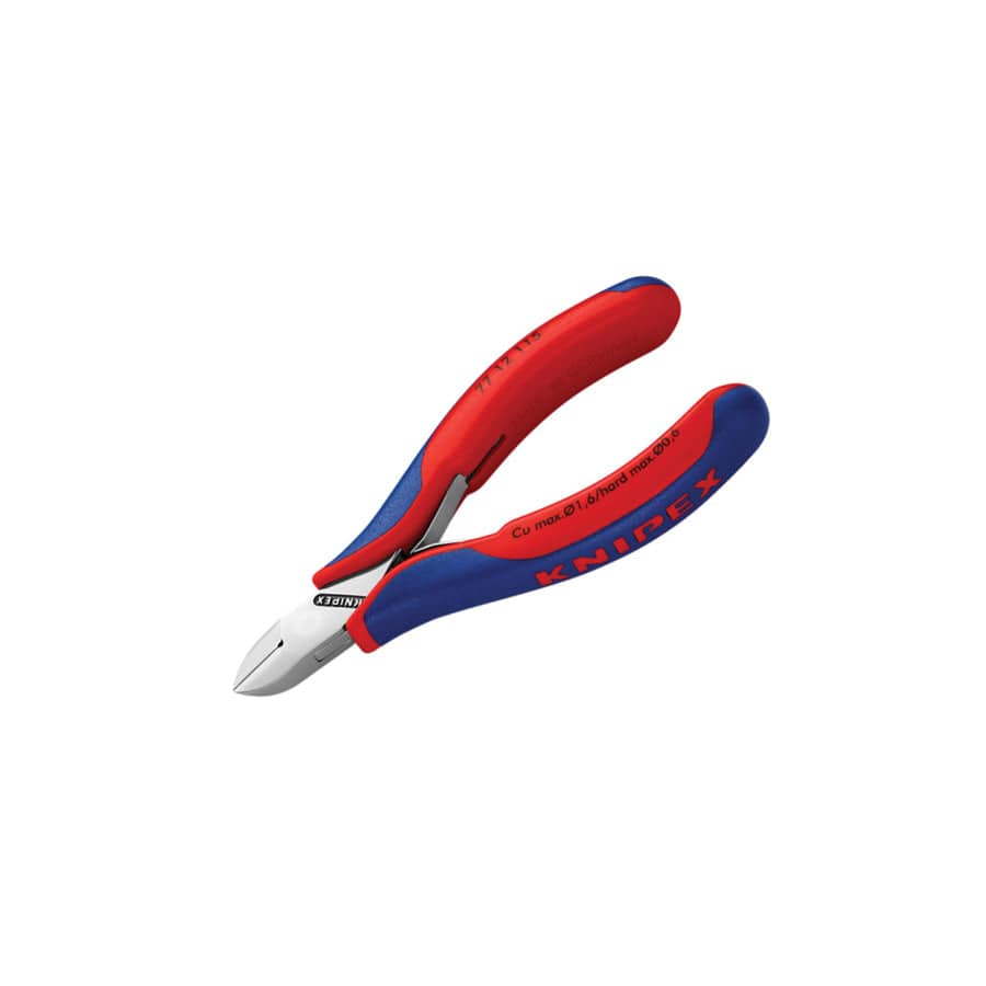 Knipex KPX7712115 Electronics Diagonal Cut Pliers - Round Bevelled 115mm